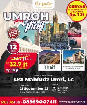 Umroh Plus Thaif 21 September 2023