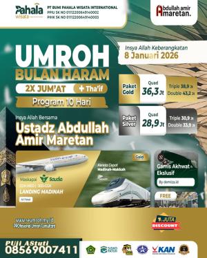 Umroh Plus Thaif Januari 2026 2x Jumat