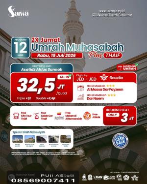 Umroh Plus Thaif Juli 2026 Muhasabah