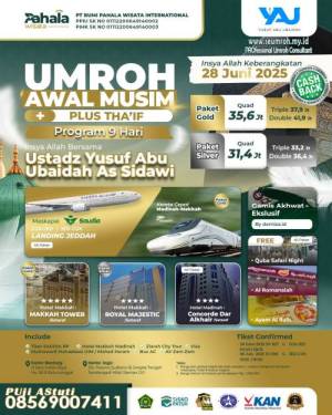 Umroh Plus Thaif Juni 2025 Awal Musim Pahala Wisata