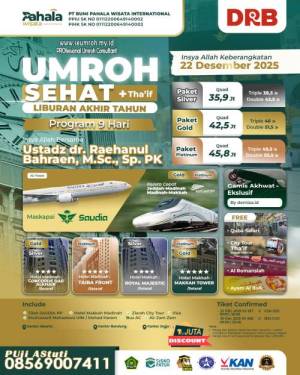 Umroh Plus Thaif Liburan Akhir Tahun Desember 2025