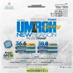 Umroh Plus Thaif September 2025 Luxury Paket Platinum