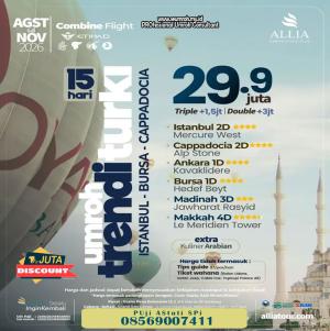 Umroh Plus Turki Agustus 2026 Trendi