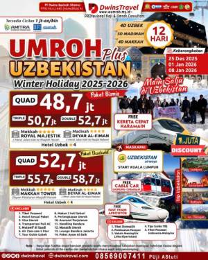 UMROH PLUS UZBEKISTAN 2025 12 HARI