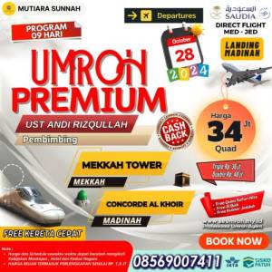 UMROH PREMIUM 28 OKTOBER 2024