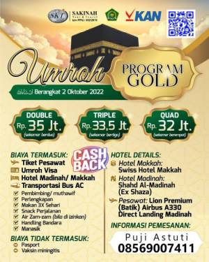 Umroh Program Gold Oktober 2022