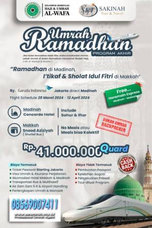 Umroh Ramadhan 2024 Program Akhir 