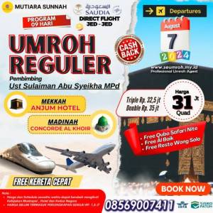 UMROH REGULER 07 AGUSTUS 2024