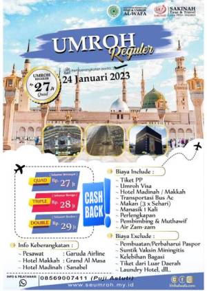 Umroh Reguler Januari 2023