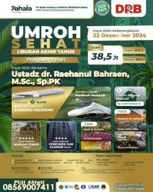 UMROH SEHAT LIBURAN AKHIR TAHUN