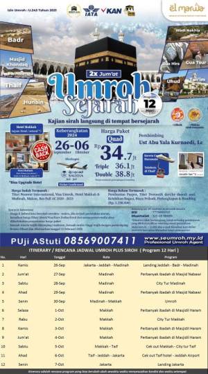 Umroh Sejarah 29 Agustus 2024