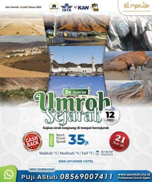 UMROH SEJARAH PLUS THAIF 21 NOVEMBER 2024