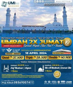 Spesial Umroh Napak Tilas Thaif dan Badar 18 April 2024