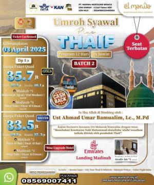 UMROH SYAWAL PLUS THAIF 03 APRIL 2025