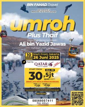 Umroh Syawal Plus Thaif 29 Juni 2025 Ustadz Ali Yazid Jawaz