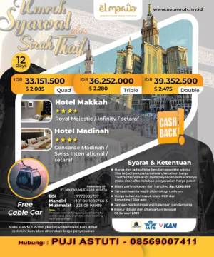 Umroh Syawal Plus Sirah Thaif 2023
