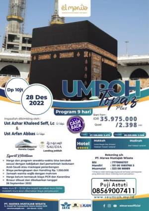 Umroh Topaz Plus Desember 2022