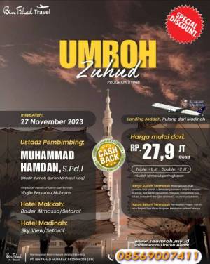 Umroh Zuhud 27 November 2023 SPECIAL DISCOUNT